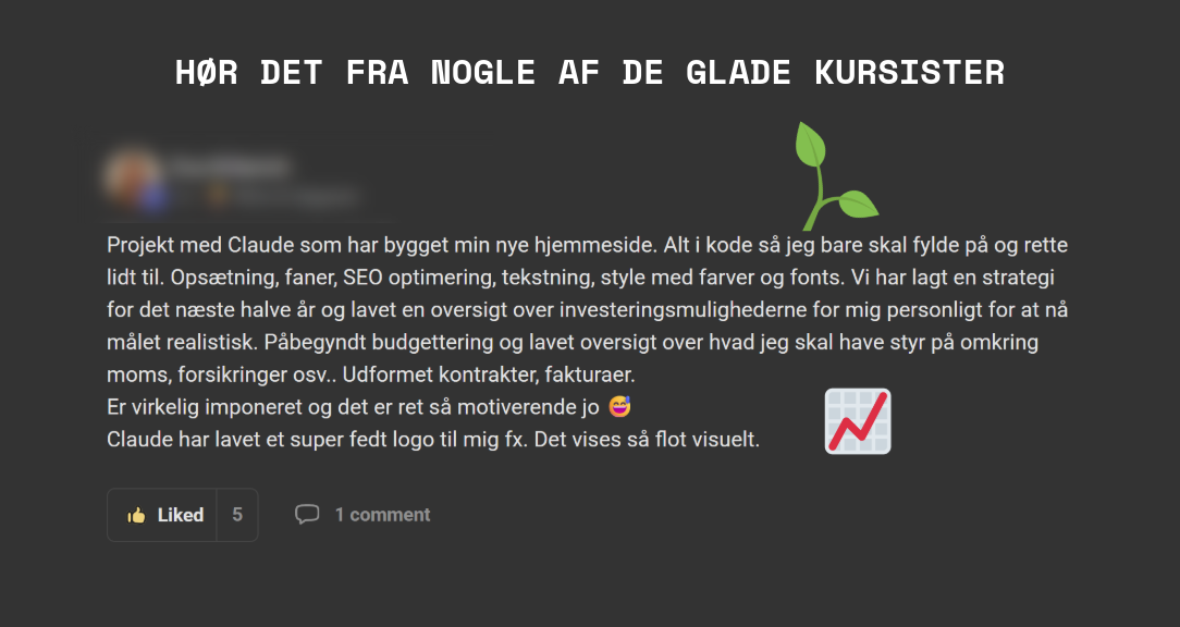 AI Mastery medlem testimonial