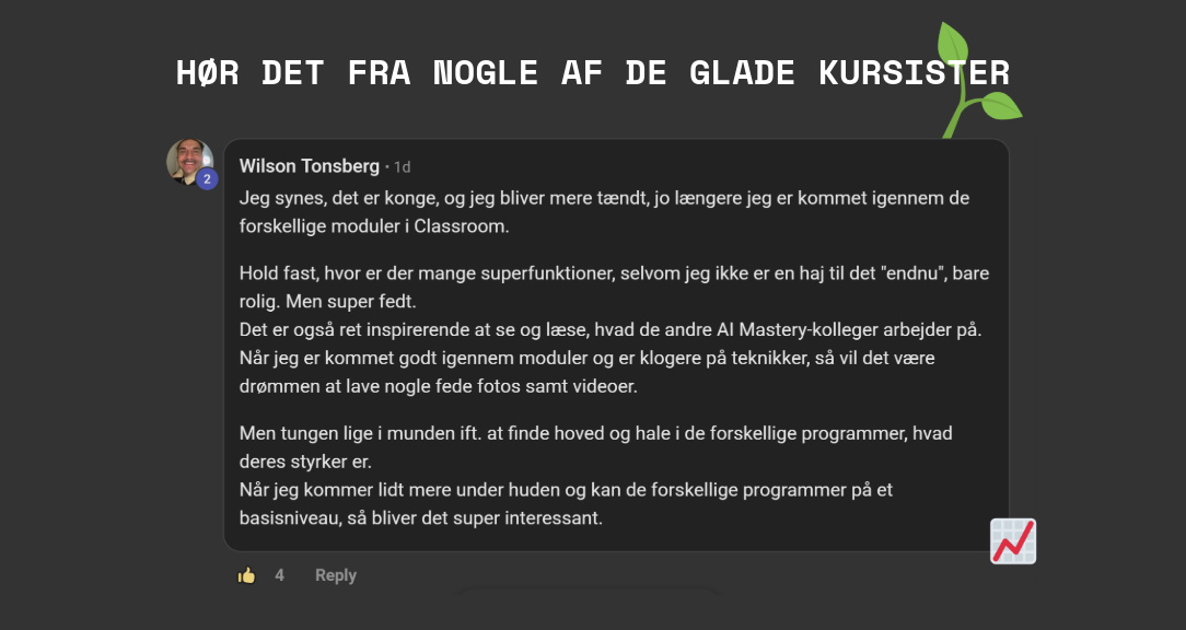 Wilson Tonsberg testimonial